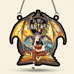 Personalized Gifts For Book Lover Suncatcher Ornament Fantasy Book 012xqti060125pa-Homacus