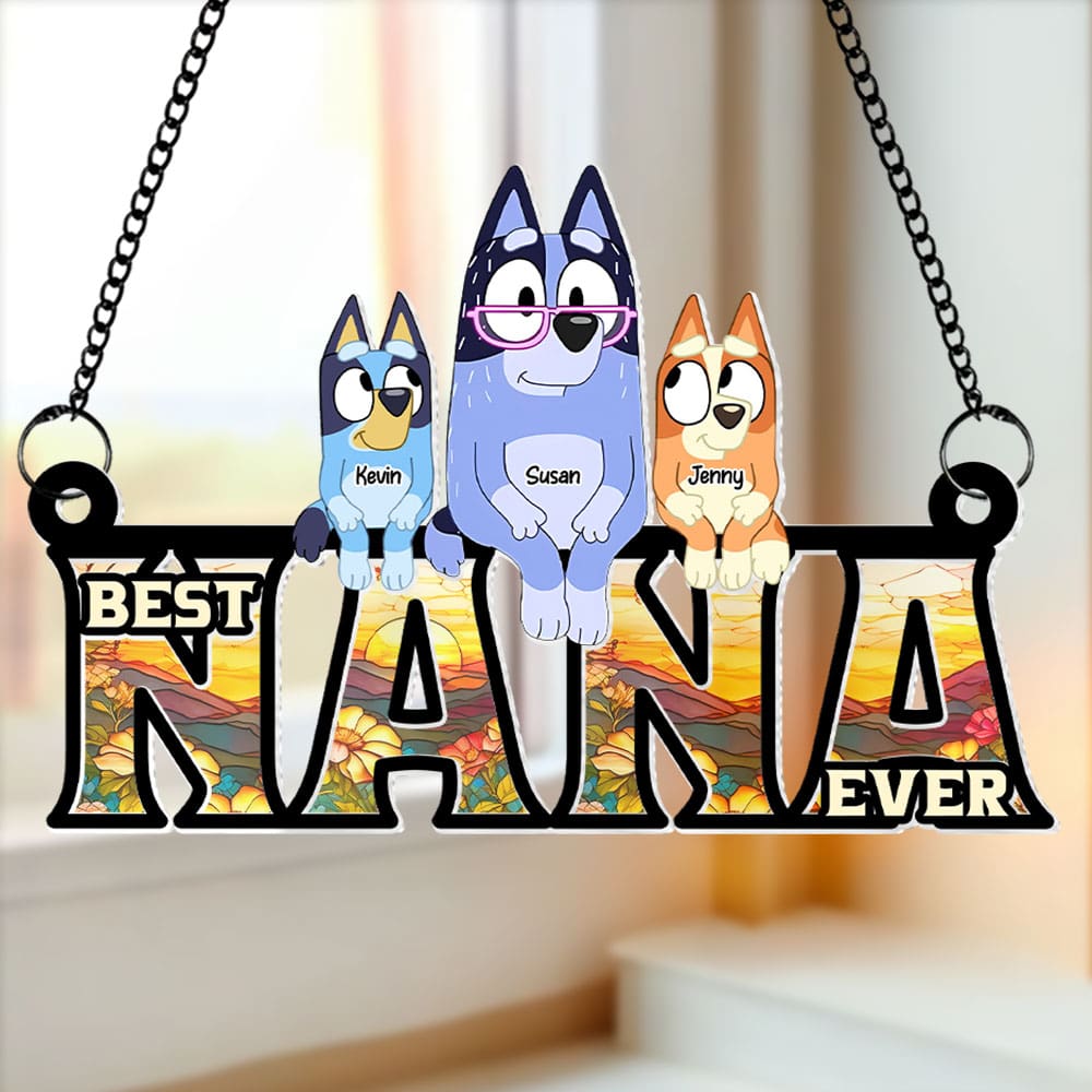 Personalized Gifts For Grandma Suncatcher Ornament 021ohti100425-Homacus