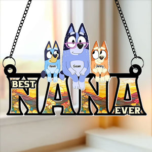 Personalized Gifts For Grandma Suncatcher Ornament 021ohti100425-Homacus