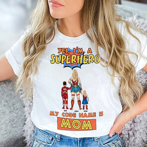 Personalized Gifts For Mother Shirt My Code Name Is Mom 05QHTI160324PA-Homacus