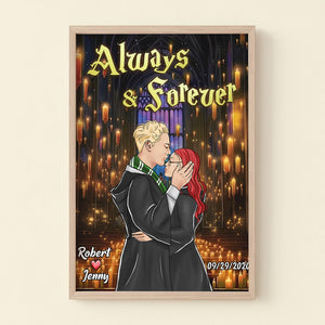 Personalized Gifts For Couples Light Frame Always & Forever 01HUPO261223TM-Homacus