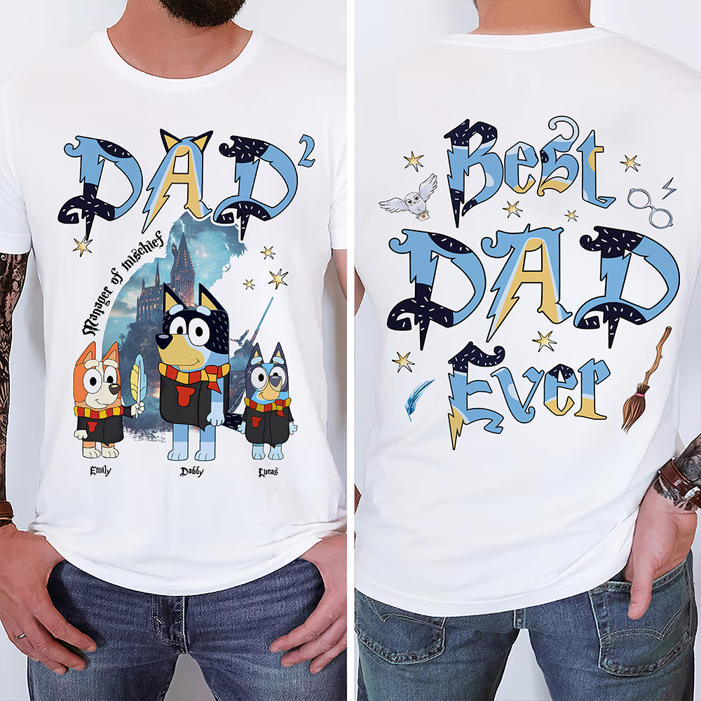 Dog Dad Shirt - Personalized Gifts For Dad 01huti010425-Homacus