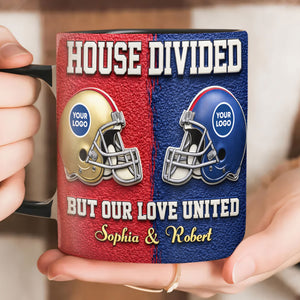 United Love Black Accent Mug - Personalized Gifts For Sporty Couples 01huti060126-Homacus