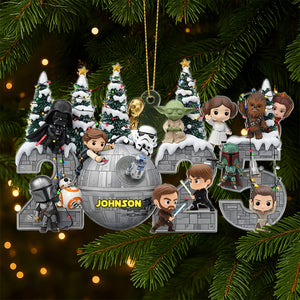 Merry Christmas From Galaxy Troop Ornament, Personalized Gifts For Galaxy Lovers 01qhti110925-Homacus