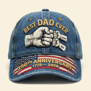 250th Anniversary Military Cap - Personalized Gift For Veteran Classic Cap 04NATI250226-Homacus