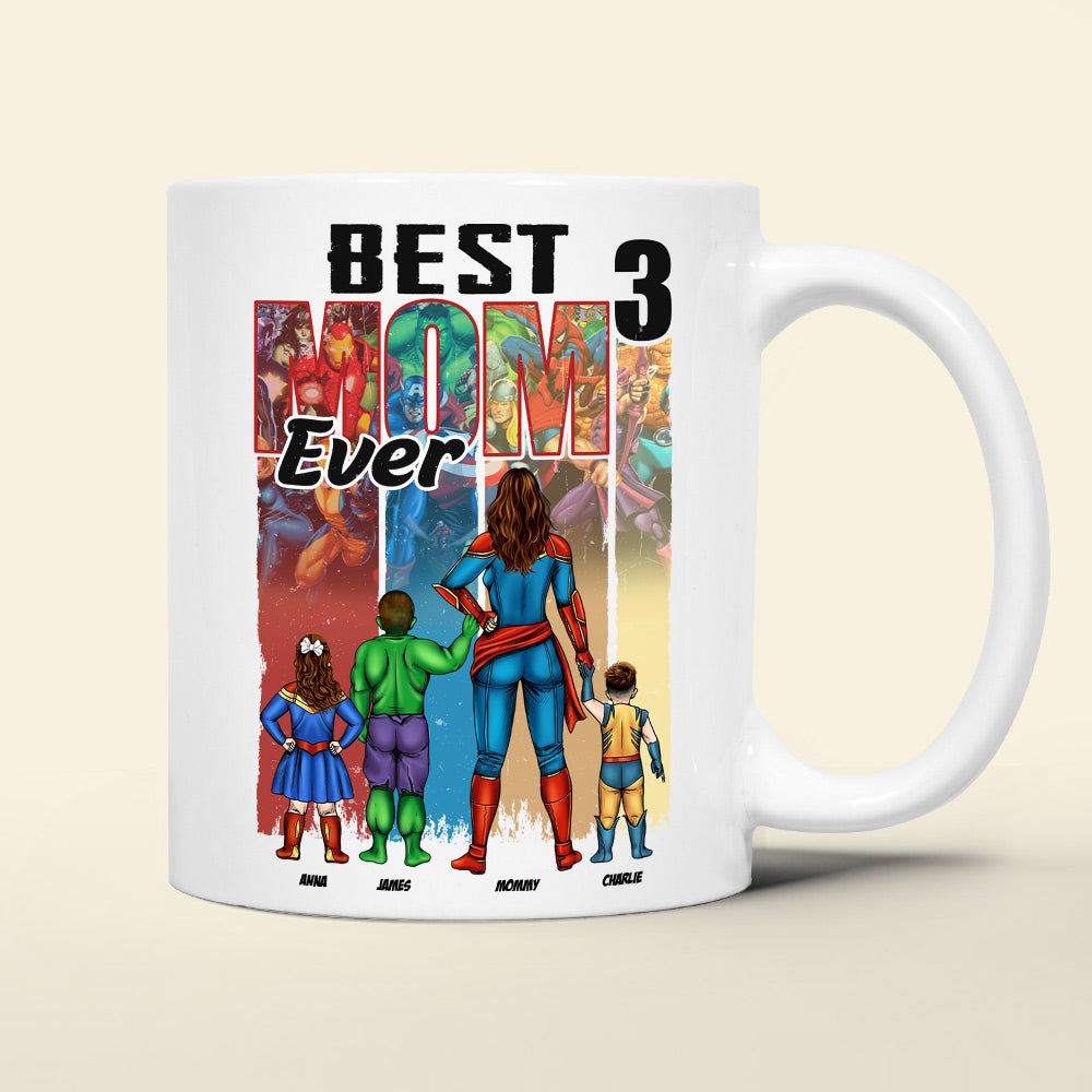 Personalized Gifts For Super Mom Coffee Mug Best Mom Ever 04OHTI190325PA-Homacus