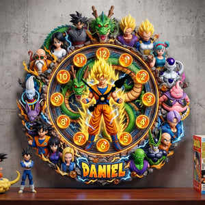 Legendary Acrylic Wall Clock Personalized Gifts 06HUTI050326-Homacus