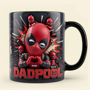 Funny Undead Dad And Kids Magic Ceramic Coffee Mug - Personalized Gifts For Father's Day Magic Mug 05NATI160426-Homacus