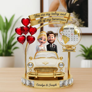 Anniversary Wedding Couple Plaque - Personalized Gifts For Couple 05tgti100725-Homacus