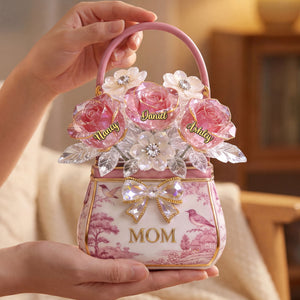 Mom Flower Basket Acrylic Plaque - Personalized Gifts For Mom 01PGTI310326-Homacus
