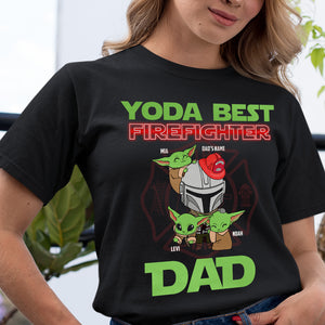 Personalized Gifts For Dad Shirt Best Firefighter Dad 22nthh060622-Homacus