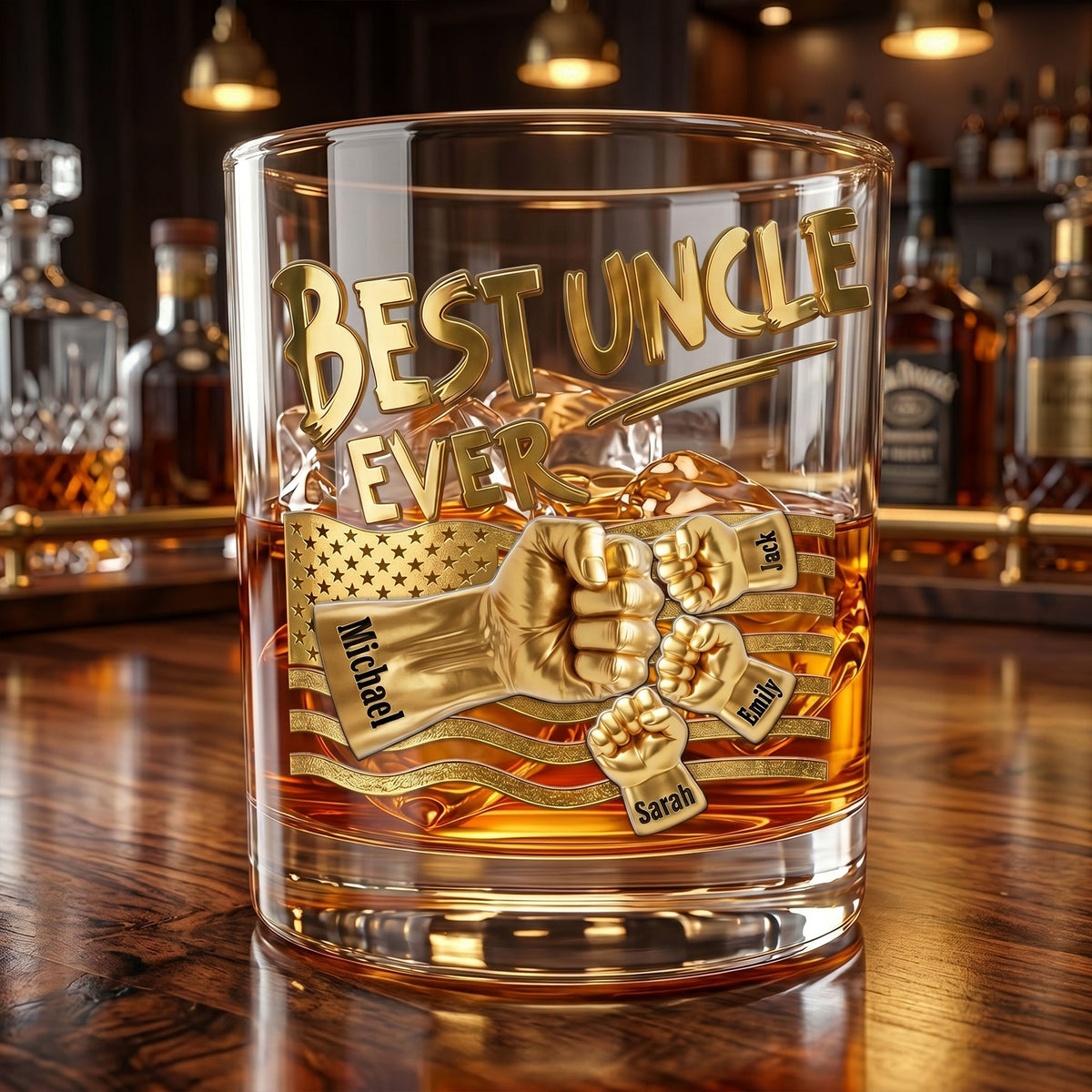 Power Fist Drinking Glass - Personalized Gifts For Uncles 052ohti220526-Homacus