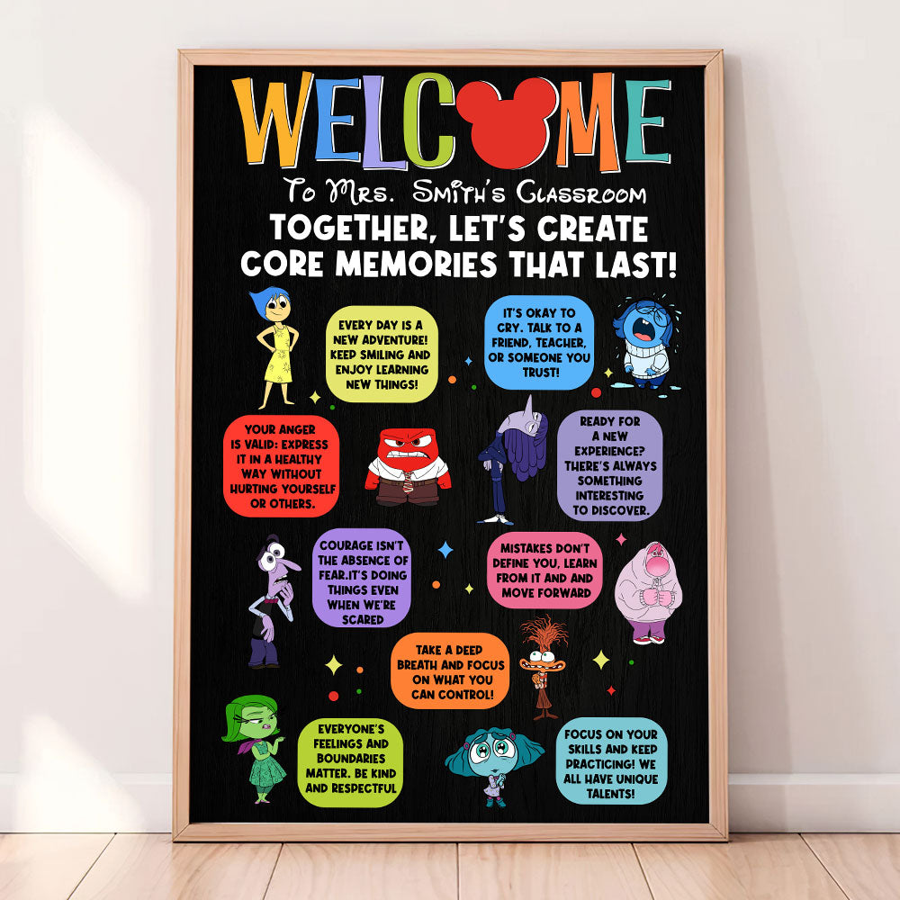 Personalized Gifts For Teacher Poster Welcome To Classroom 03XQTI070824-Homacus