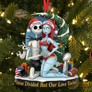 Spooky Couple Ornament - Personalized Gifts For Couple 05huti290925-Homacus
