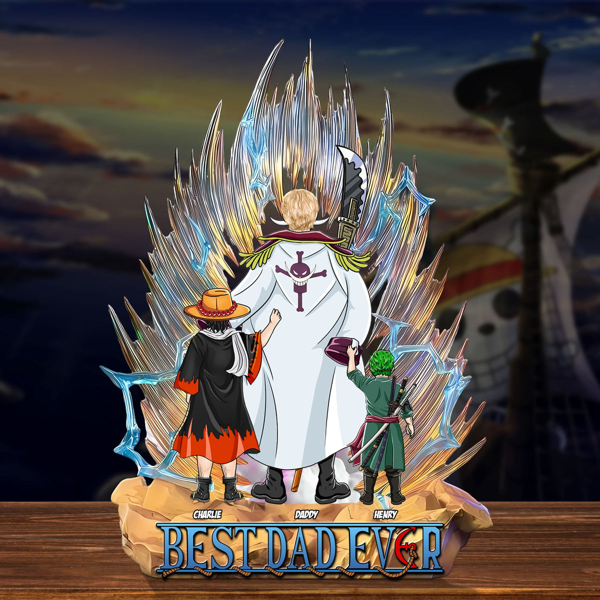 Dad Plaque - Personalized Gifts For Dad 04ohti050525pa-Homacus