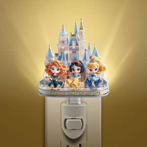 Princess Besties Night Light - Personalized Gifts For Besties 02tgti020625-Homacus
