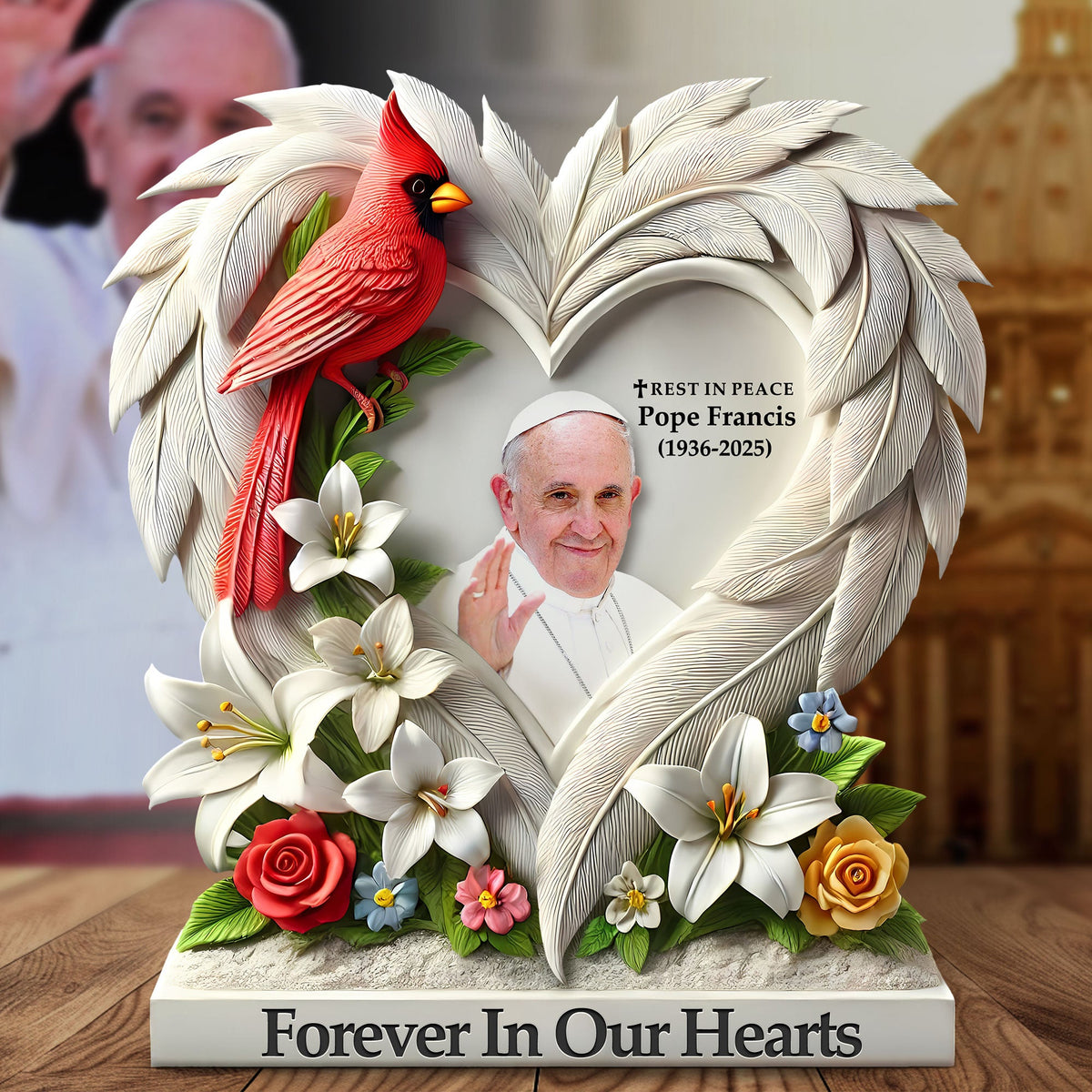 Forever In Our Hearts Plaque - Gift For Heaven 041HUTI210425-Homacus