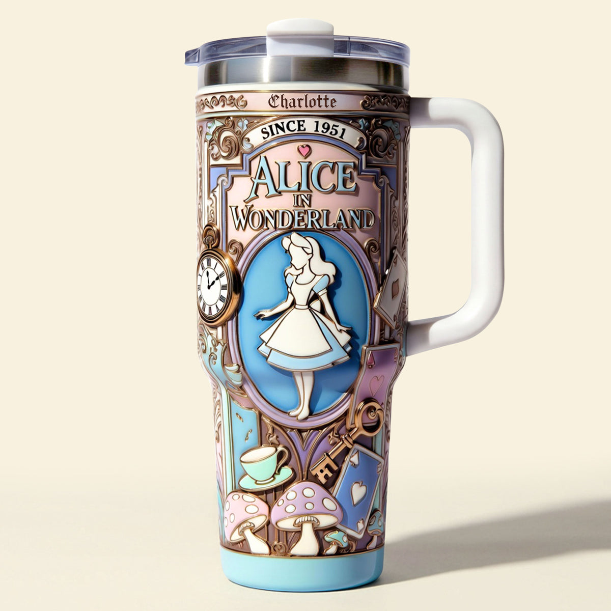 Fantasy Story Girl Tumbler - Personalized Gifts For Fantasy Lover Travel Tumbler 03OHTI020326-Homacus