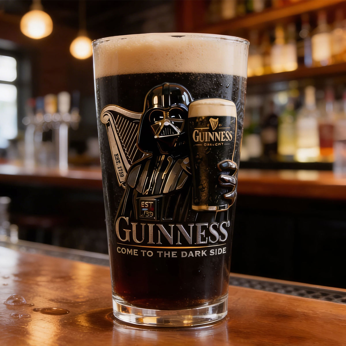 Futuristic Space Warrior Beer Glass - Personalized Gifts 04nati060326-Homacus