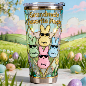 Easter Bunny 20oz Tumbler - Personalized Gifts For Grandma, Mom Tumbler 02QHTI300126-Homacus