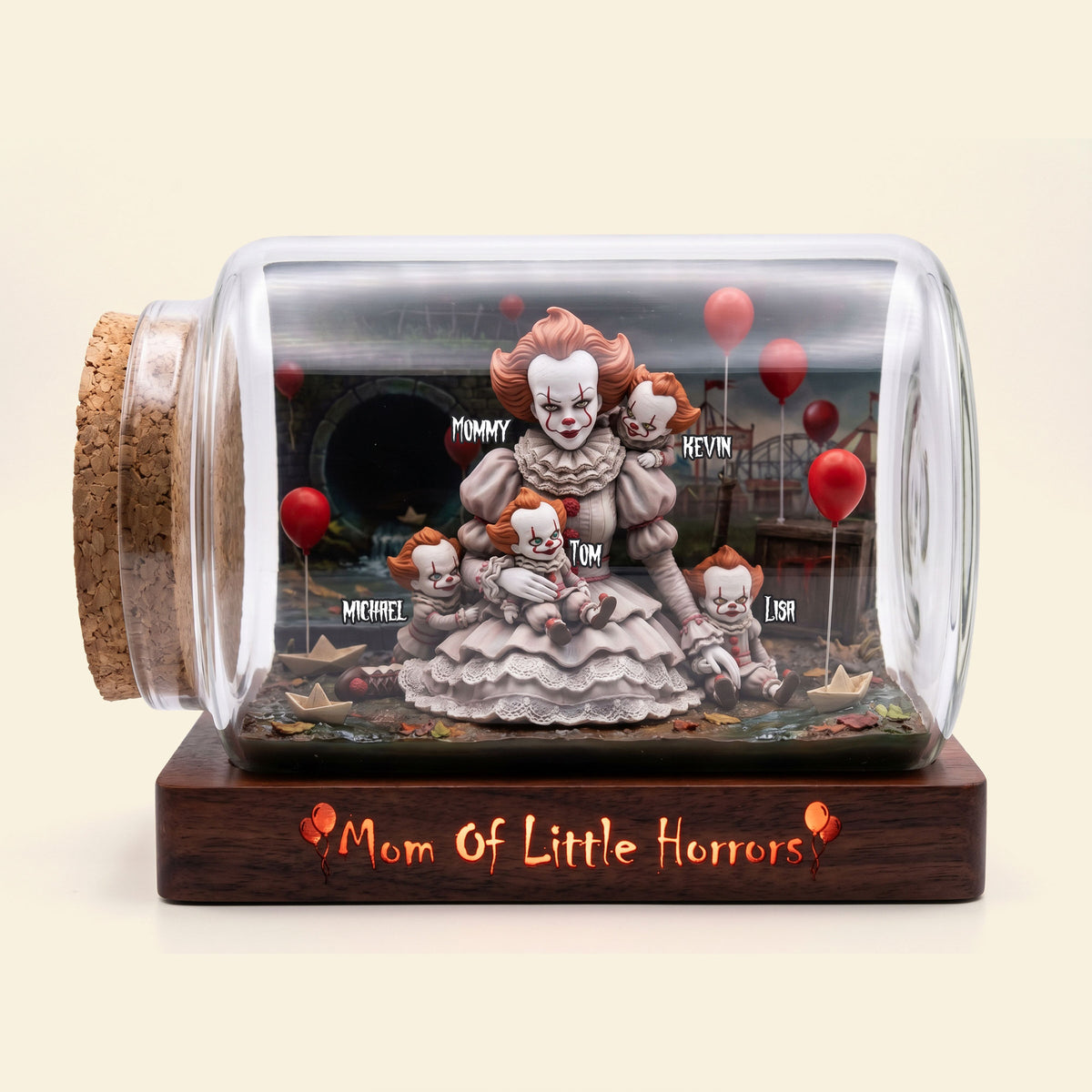 Mom Of Little Horror Acrylic Plaque - Personalized Gifts For Mom 01nati240426-Homacus