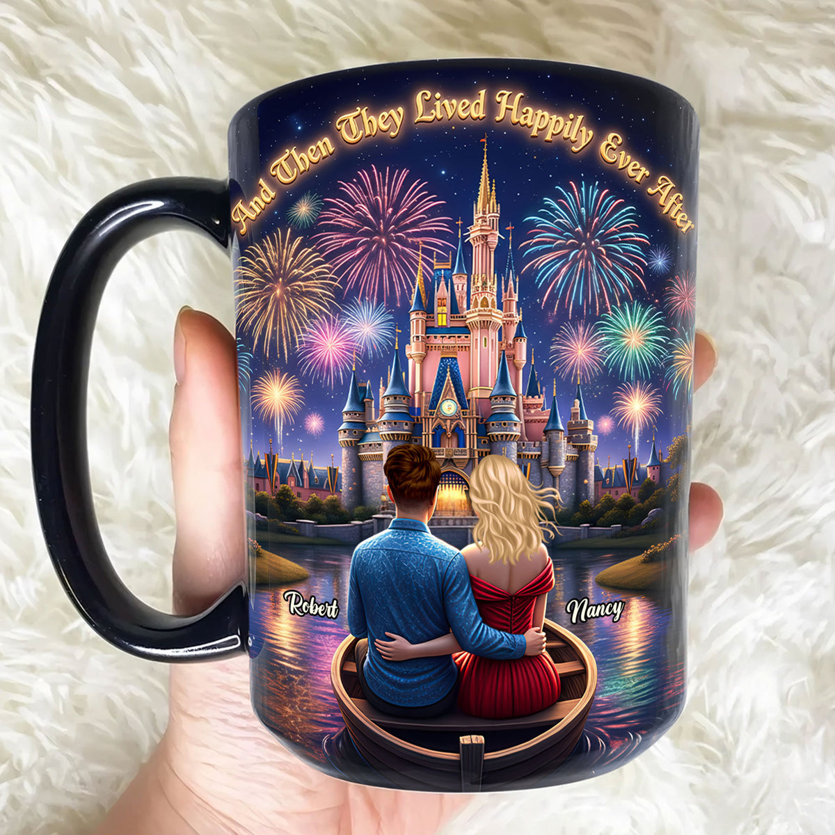 Couple Happily Ever After Coffee Mug - Personalized Gifts For Couple 05huti021225-Homacus
