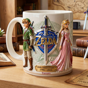 Celebrating 40 Years Of Love Coffee Mug - Personalized Anniversary Gift 03NATI070126-Homacus