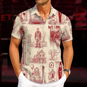 Horror Character Hawaiian Shirt - Personalized Gifts For Horror Lovers 04ohti120625-Homacus