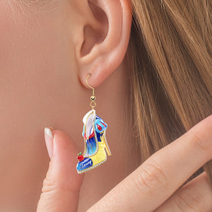 Holiday Glam Heels Earrings – Personalized Christmas Jewelry For Her 01ohti020725-Homacus