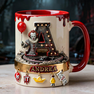 Monstrous Alphabet Initial Letters Accent Mug - Personalized Gifts 02qhti090126-Homacus
