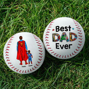 Super Dad Baseball - Personalized Gift For Dad 01ACHU290425PA-Homacus