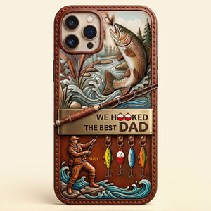 Reel Cool Fishing Dad Phone Case - Personalized Gifts For Dads 01PATI300426-Homacus