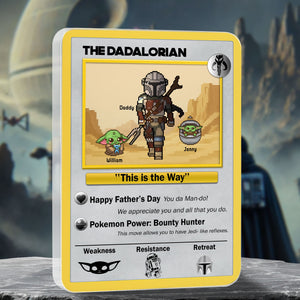 Galaxy Dad Plaque - Personalized Gifts For Dad 01nati130525-Homacus