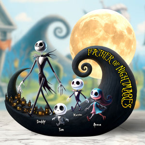 Nightmare Dad Plaque - Personalized Gifts For Dad 01ohti030525-Homacus