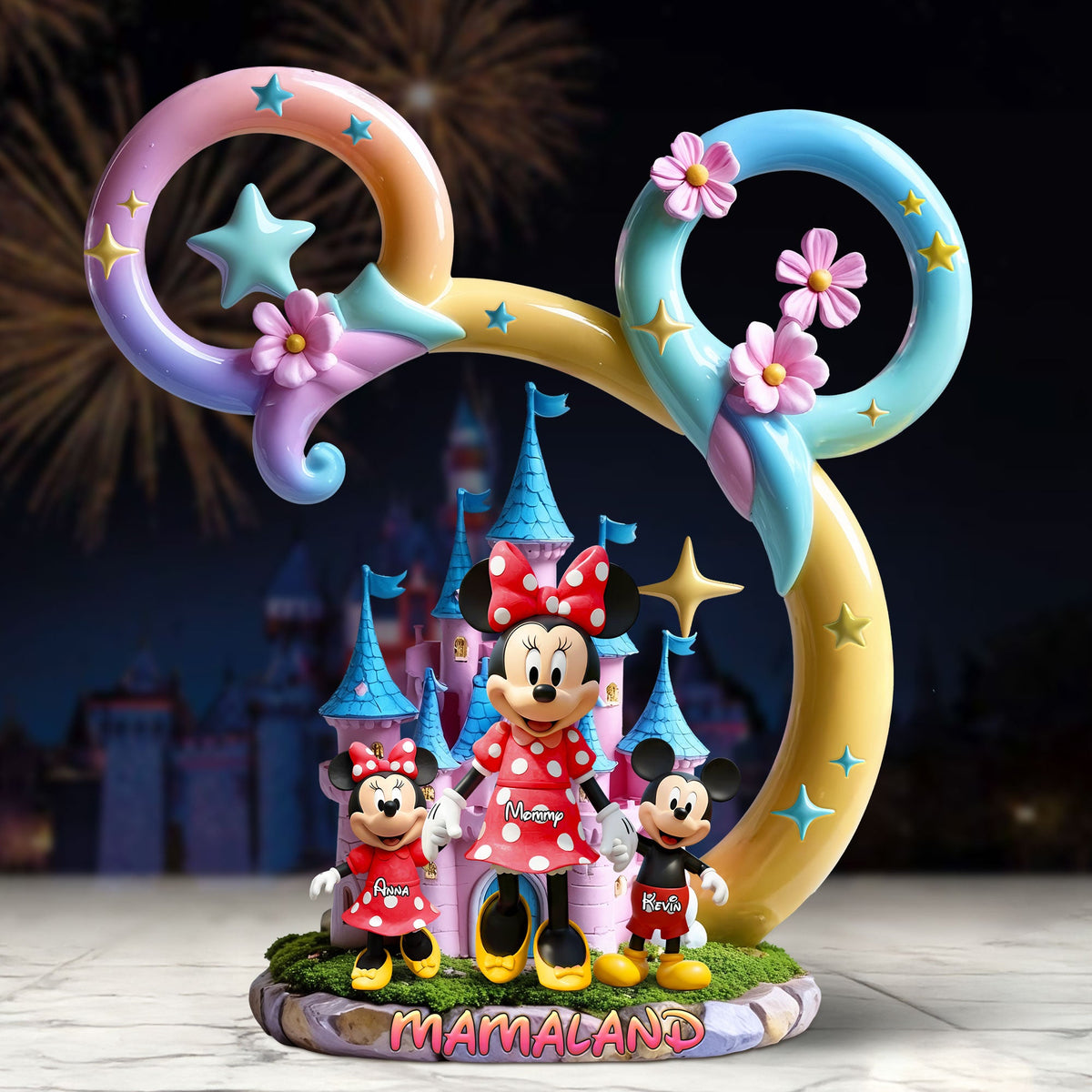 Mama Mouse Plaque - Personalized Gifts For Mom 01qhti210425-Homacus