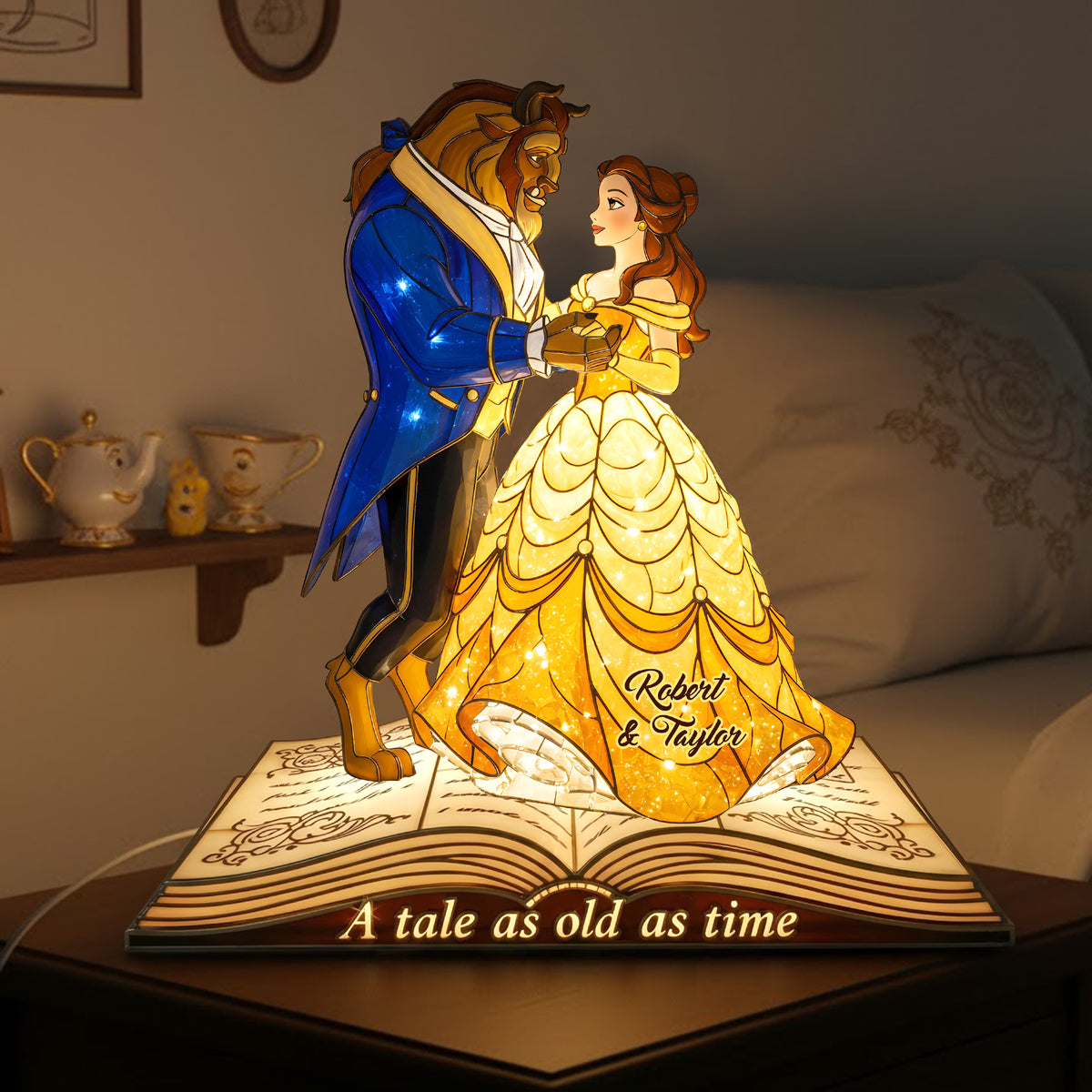 A Timeless Love Story Light Box - Personalized Gift For Couples 05HYTI281125-Homacus