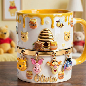 Childhood Bear And Friends Coffee Accent Mug - Personalized Gifts For Kids Coffee Mug 02TGTI220126-Homacus
