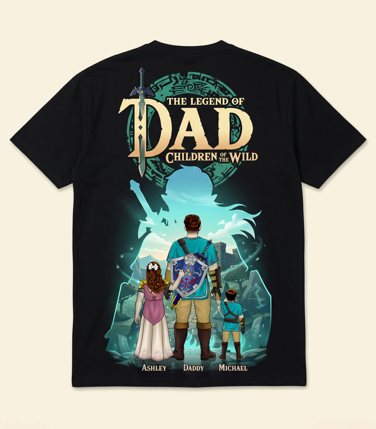 The Legend Of Dad Shirt - Personalized Father's Day Gifts 02NATI040526-Homacus