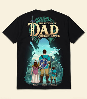 The Legend Of Dad Shirt - Personalized Father's Day Gifts 02NATI040526-Homacus