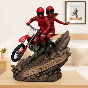 Motocross Couple Plaque - Personalized Gifts For Couple 04tgti090725-Homacus