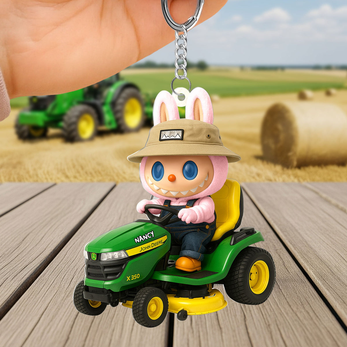 Farmer Doll Keychain - Personalized Gifts For Farmers 05ohti280625-Homacus