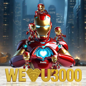 Iron Dad Plaque - Personalized Gifts For Dad 04nati120525-Homacus