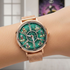 Gothic Characters Quartz Watch - Personalized Gifts For Horror Lovers 01tgti250725-Homacus