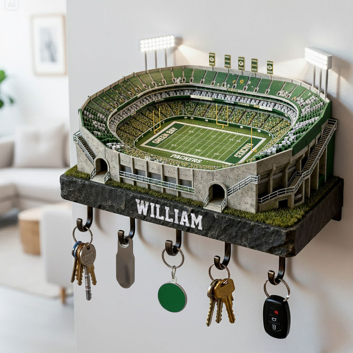 Sports Wood Key Hanger - Personalized Gifts 01hyti171225-Homacus