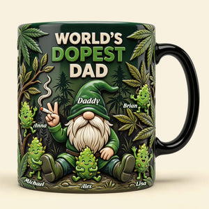 Gnome Weed Dad Magic Coffee Mug - Personalized Gifts For Dad 02nati050526-Homacus