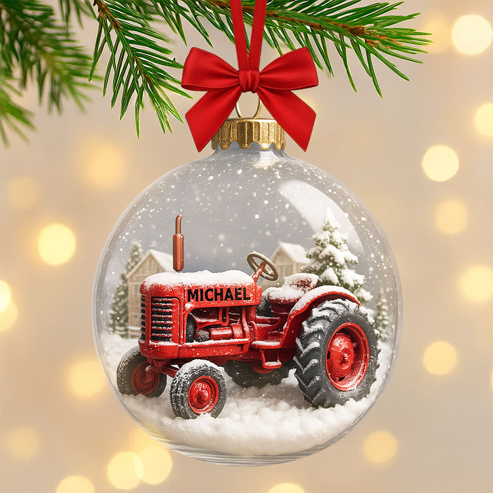 Tractor Ornament - Personalized Gifts For Farmers 05toti190825-Homacus