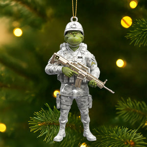 Green Veteran Ornament - Personalized Gifts For Veterans 02tgti110925-Homacus