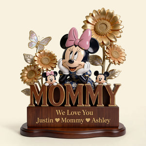 Mommy We Love You Acrylic Plaque - Personalized Gifts For Mother's Day Plaque 05TOTI200326-Homacus