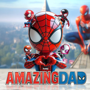 Amazing Dad Plaque - Personalized Gifts For Dad 04nati080525-Homacus