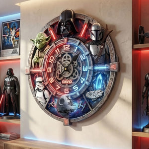 Fantasy Hanging Wall Clock - Personalized Gifts 05huti241225-Homacus